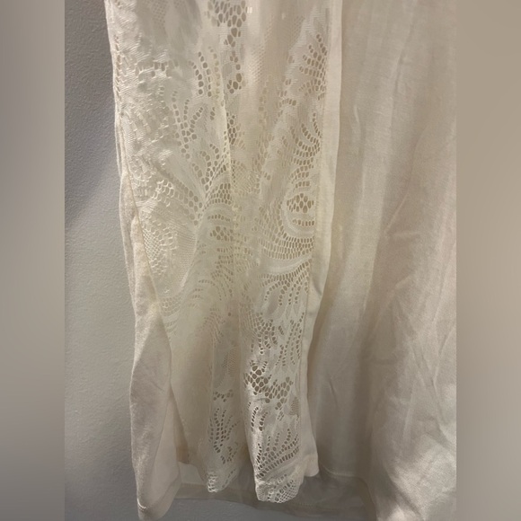 7 For All Mankind White Lace Tank - Picture 2 of 7